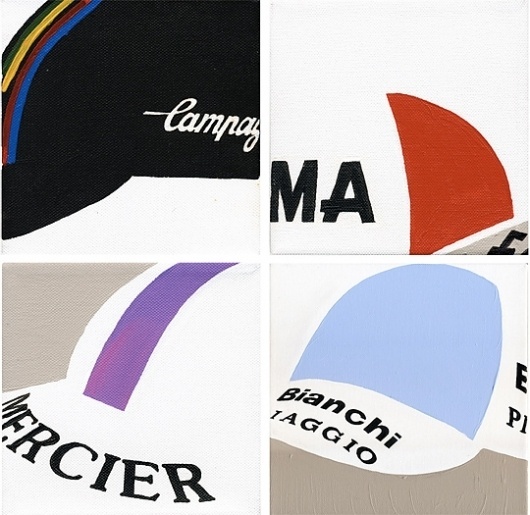NÃ– Gallery | Rapha #straffon #james #art #paintings #cycling