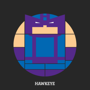 Projekt Sirkols #sknny #circles #avengers #marvel #hawkeye