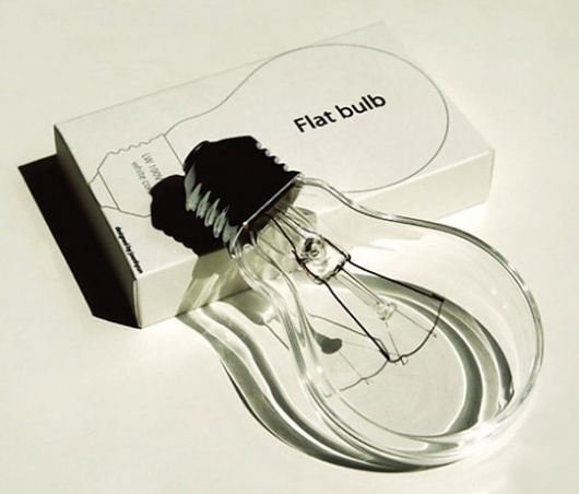 flat light bulb, design, lighting, interiors | Curatedmag.com #flat #bulb #lighting #light #package