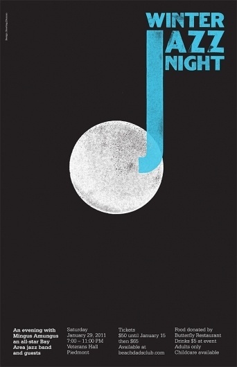 Dowling | Duncan – Winter Jazz Night #design #graphic #poster
