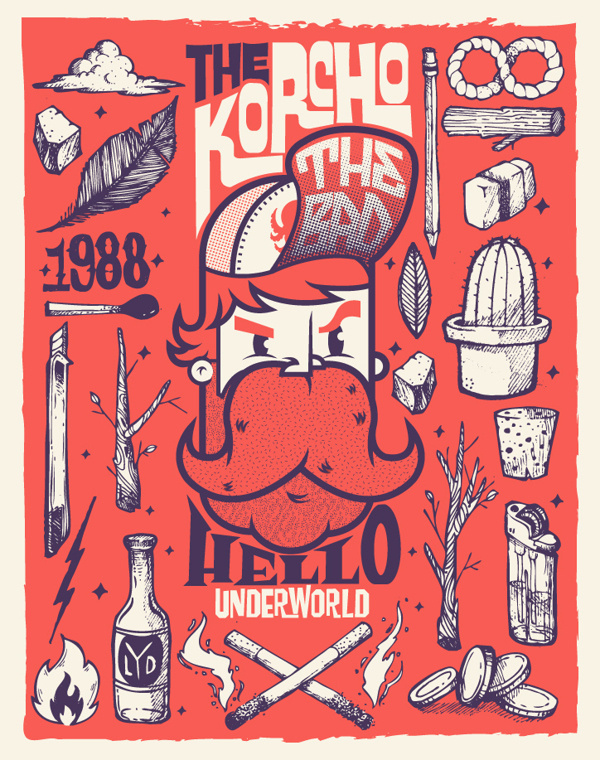 BARBA en Behance #beard #korcho #ilustracin