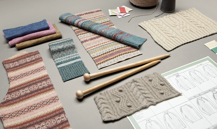 L.L.BEAN - Alyssa Stoisolovich | Strategic Design #knitwear #color #fairisle #photography #swatches #knitting #llbean