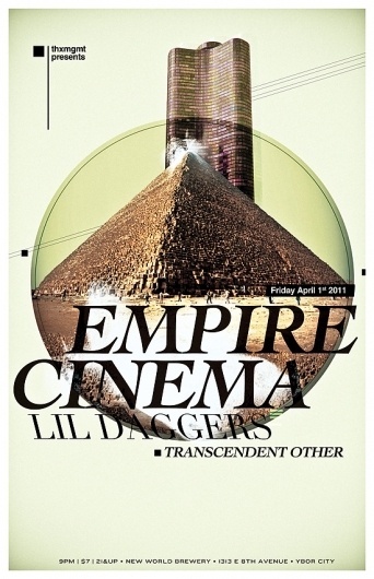 All sizes | Empire Cinema Show Poster | Flickr - Photo Sharing! #design #empire #pyramids #cinema #posters #music