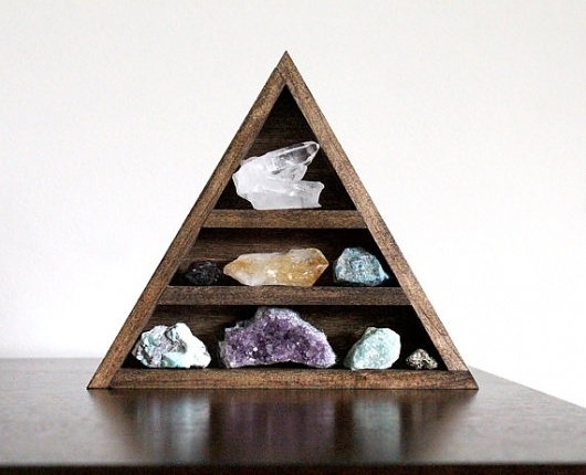 RESERVED Stone Set and Triangle Wood by TheHauntedHollowTree #love