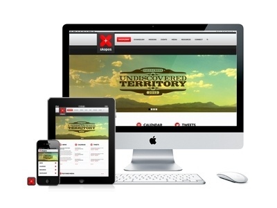 Dribbble - Skopos Devices by Clint McManaman #apple #branding #ipad #responsive #design #iphone #mobile #idevices #web