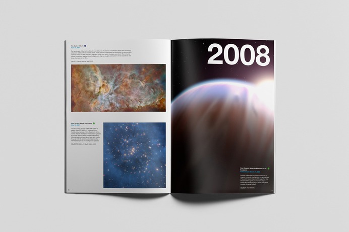 Hubble 25 Years On Book Design – Deivid Cole