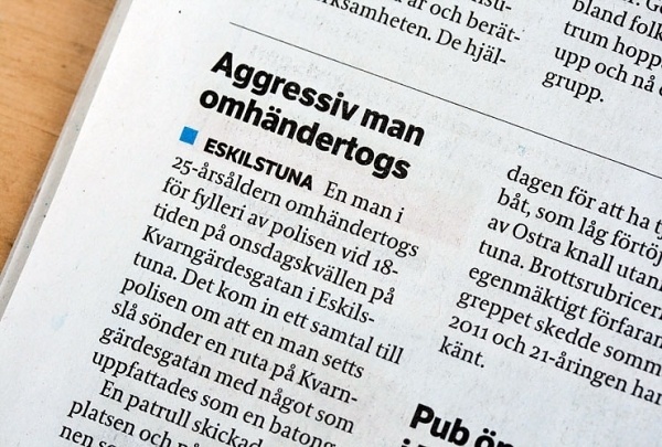 Eskilstuna - Type in use - Type Together : High quality fonts and custom type design #type #print #lettering #paper