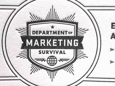 Depmak #logo #badge #letterpress #marketing