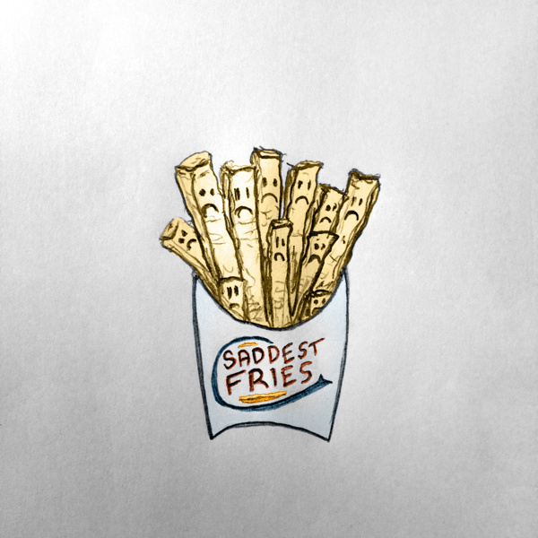 What I hear when thinking of Burger King's new 'Satisfries' #burger #illustration #satisfries #fries #drawing #king