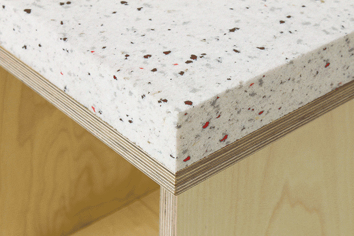 Marbled Stools, David G Aquini #stool #product #industrial #bench #foam #marbled