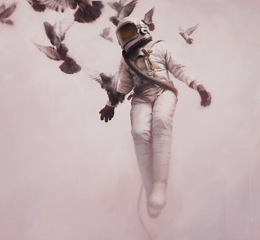 Jeremy Geddes 'Cosmonaut' Prints - mashKULTURE #geddes #astronaut #space #cosmonaut #painting #jeremy #oil