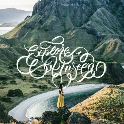 🌎 Explore The Unseen 🌴- 📷 by @fluffpiece - #calligraphy #lettering #goodtype #typegang #50words #slowroastedco #typematters #typeyeah #thedailytype #explore #adventure #brushlettering #typography #handmadefont #betype #letteringdaily #handlettering...