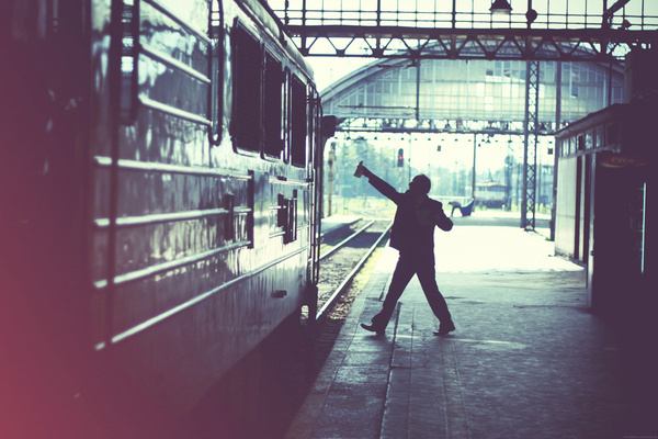 Some Pictures on the Behance Network #train #photo #color