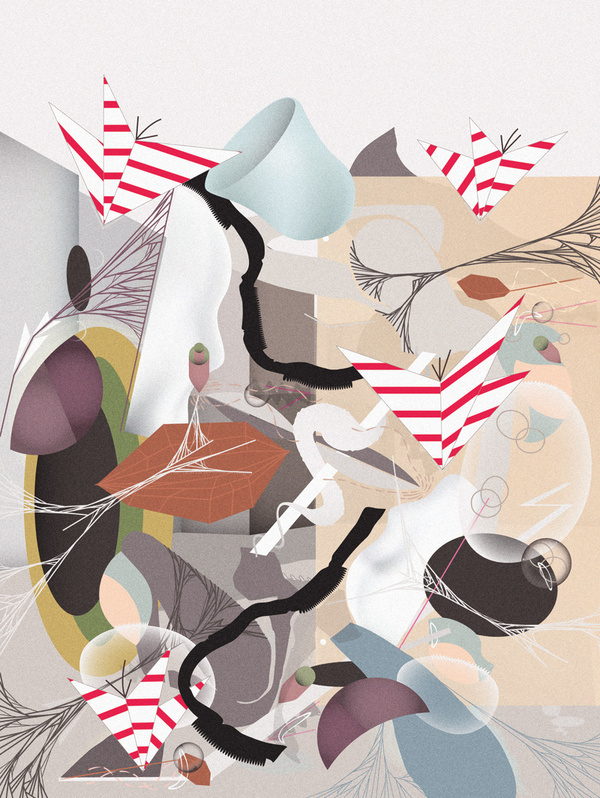 A different path #abstract #edvard #a #different #faces #path #illustration #cancer #scott #web #story