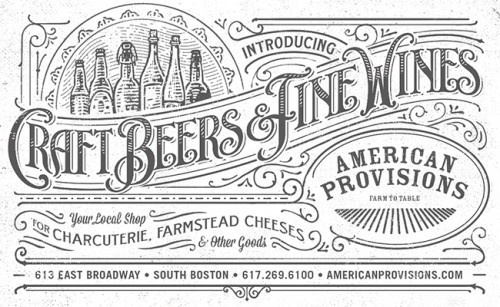 AMERICAN PROVISIONS #lettering