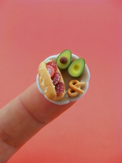 Miniature handmade sculptures by Israeli artist Shay Aaron #sculpture #handmade #miniature