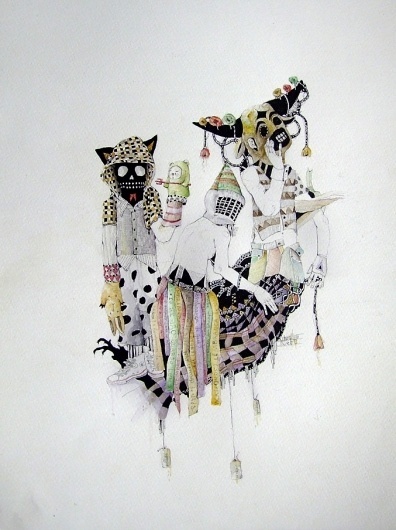 All sizes | mascarados | Flickr - Photo Sharing! #illustration #virgilio #drawing #weird