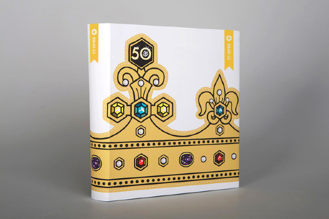 #BOOK COVER, #D&AD, #2012, #CROWN, #YELLOW, #JEWEL