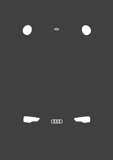 Yoni Alter #mini #eyes #yoni #alter #illustration #audi #car