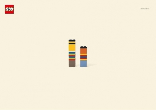 Nueva Campaña Gráfica de LEGO | Facebook #advertisment #print