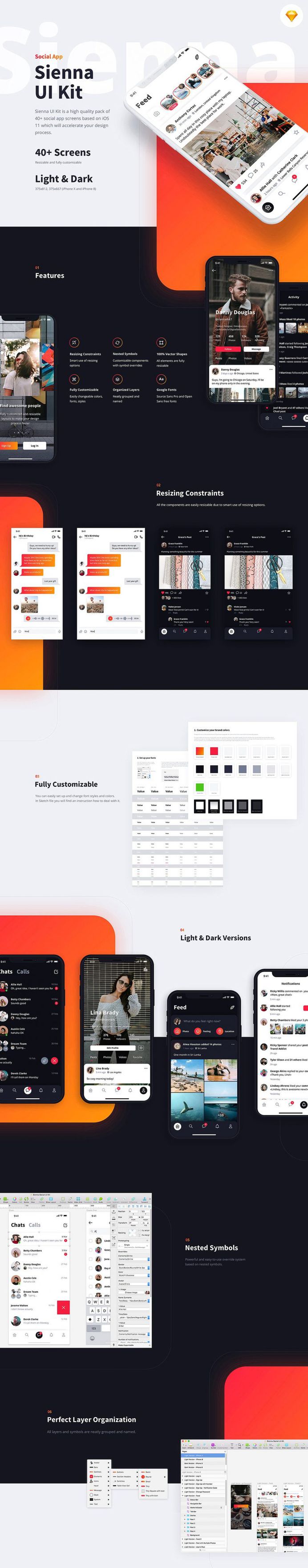 Sienna iOS UI Kit