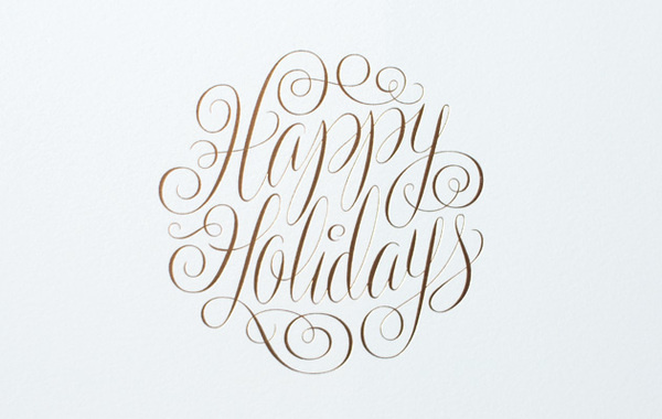 SB_HolidayCard_01 #holidays #happy #lettering #script #holiday #superbig