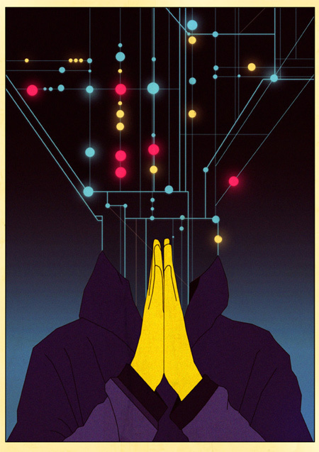 Prisoners of drops of water, we are but everlasting animals - but does it float #illustration