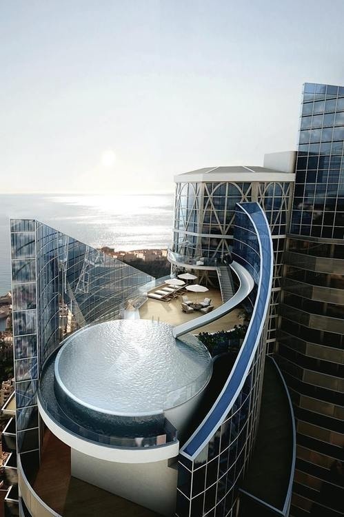CJWHO ™ (The world's most expensive penthouse, Tour Odéon,...) #design #monaco #landscape #penthouse #architecture #view #luxury
