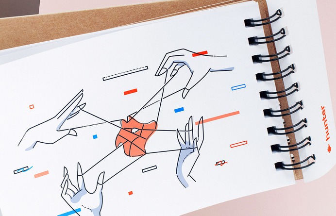 HUNTER.IO on Behance - Jamesp0p