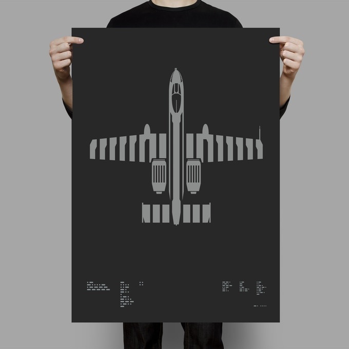 A-10 Thunderbolt II screen print