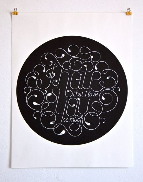 Awesome Typography by Jordan Metcalf / Cruzine #design #graphic #typography