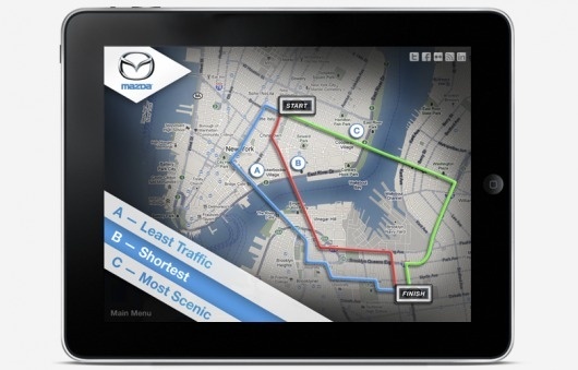 MAZDA IPAD APP : _ #ipad #design #graphic #app #mobile