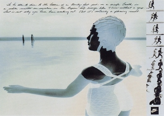 Black*Eiffel: 12/1/07 #serene #nike #ads #swimmer
