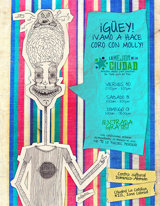 "Flyer Lo Mejor de la Ciudad" by Molly Yllom #illustration #character #design