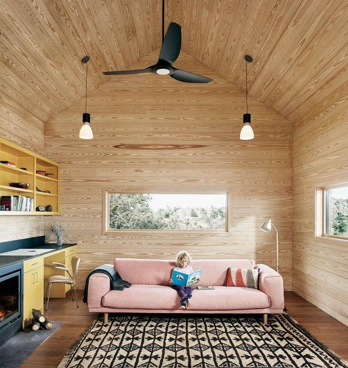 Off-the-Grid Porch House in West Texas 7, living room