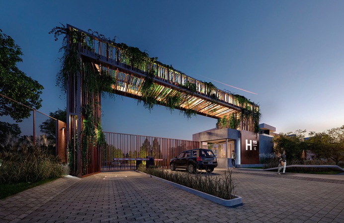 Haus 115. Urban Park ― Render