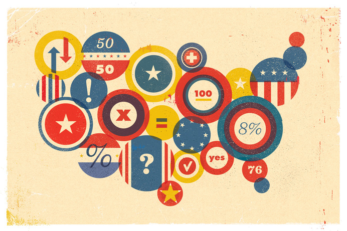 NBC - Meet The Press Illustrations - The Heads of State