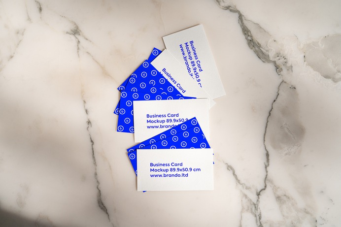 Free Business Card Mockup by Brando.ltd