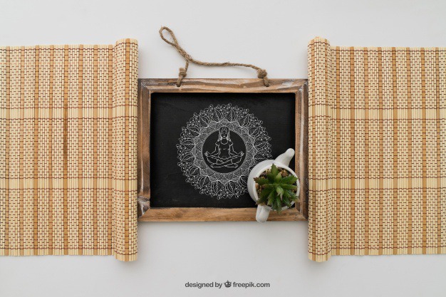 Chalkboard framed by bamboocloths Free Psd. See more inspiration related to Mockup, Spa, Health, Cute, Yoga, Chalkboard, Mock up, Plant, Decoration, Drawing, Cactus, Bamboo, Healthy, Decorative, Peace, Mind, Balance, Draw, Relax, Pot, Meditation, Wellness, Healthy lifestyle, Lifestyle, Up, Tablecloth, Relaxation, Composition, Mock, Peaceful, Inner and Framed on Freepik.