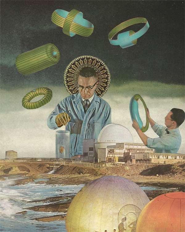 Collage Art #paste #glue #put #traditional #art #and #science #collage #paper #weird #psychedelic