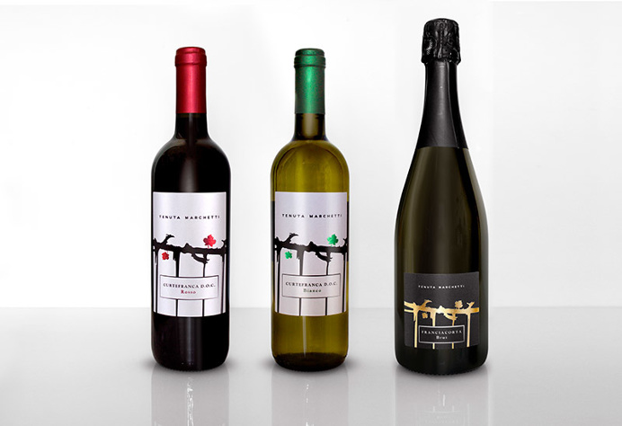 Tenuta Marchetti Franciacorta Wine label Design