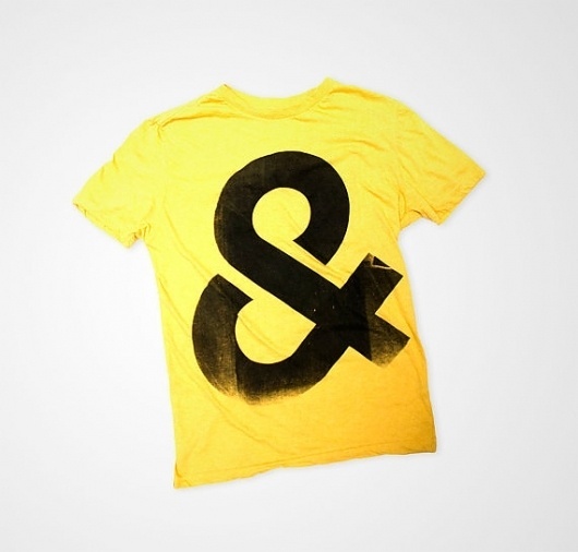 C&C Ampersand Shirt by consumecreate on Etsy #yellow #tshirt #black #shirt #ampersand