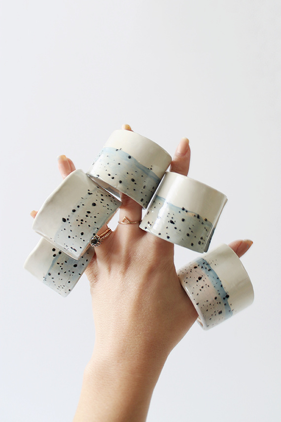 Diy Faux Ceramic Napkin Rings