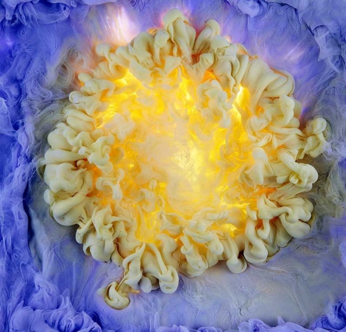 Flowers and Swirls: Colorful Liquid Photography by Mark Mawson