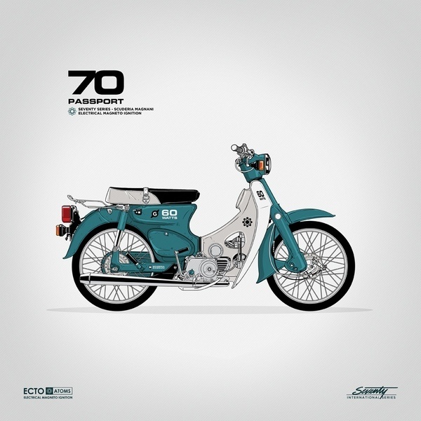 Gianmarco Magnani | BLDGWLF #illustration #moped