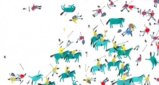 The Battle of Hastings : Charlotte Trounce #of #illustration #battle #hastings