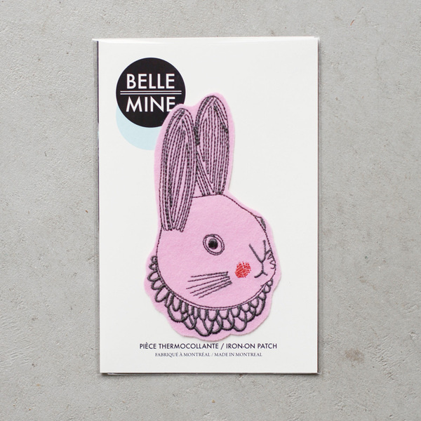 Image of LAPIN #fashion #patch #rabbit #pink