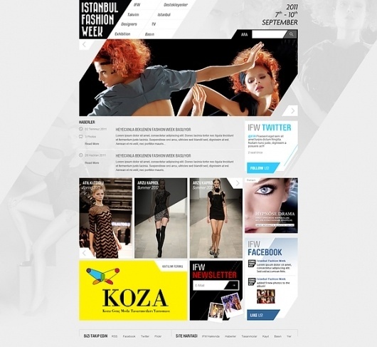 25 magnificent web designs | From up North #layout #interface