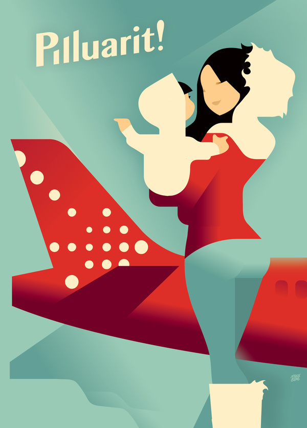 Air Greenland poster on the Behance Network #poster