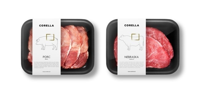 Packaging example #235: Fauna meat packaging designs for Corella #packaging #meat